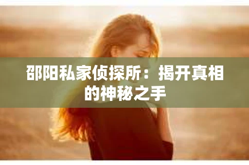 邵阳私家侦探所：揭开真相的神秘之手